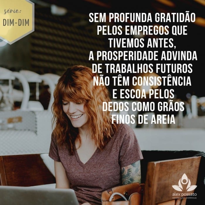 Agradeça por TODAS as fontes de dinheiro que passaram por você!