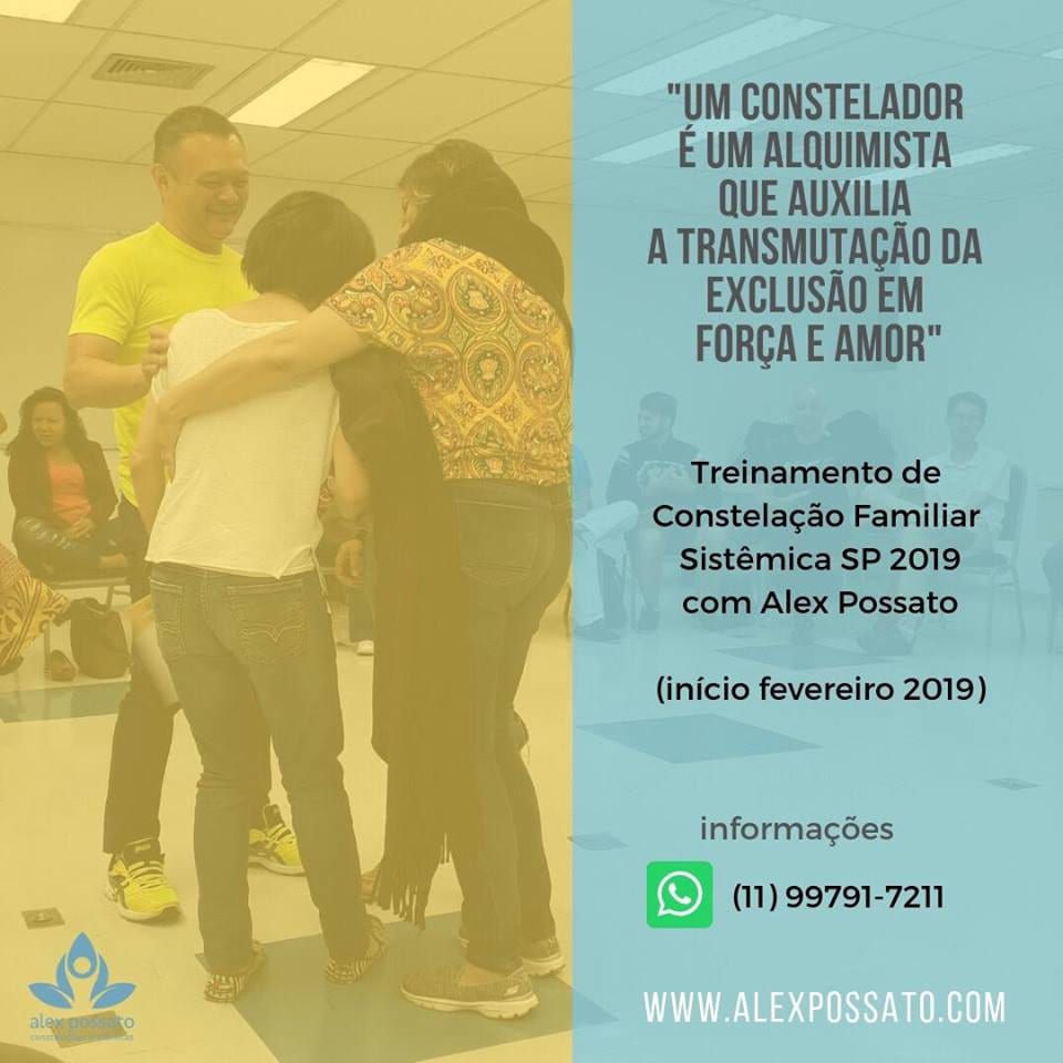 Curso de Constelação Familiar Sistêmica em São Paulo inicia agora, em fevereiro!