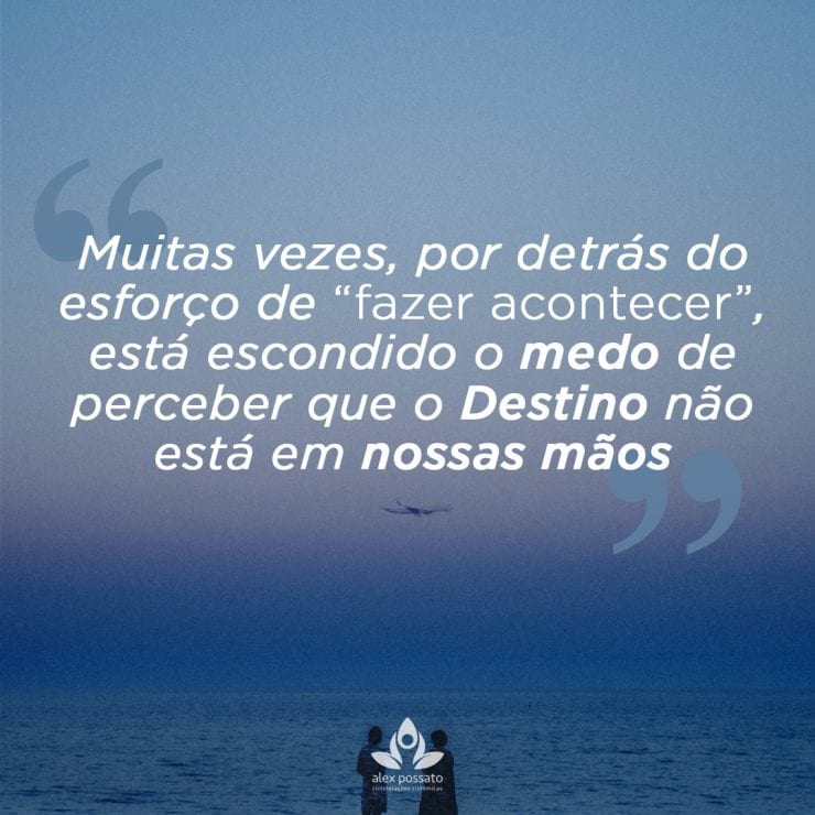 Não temos o controle da vida!