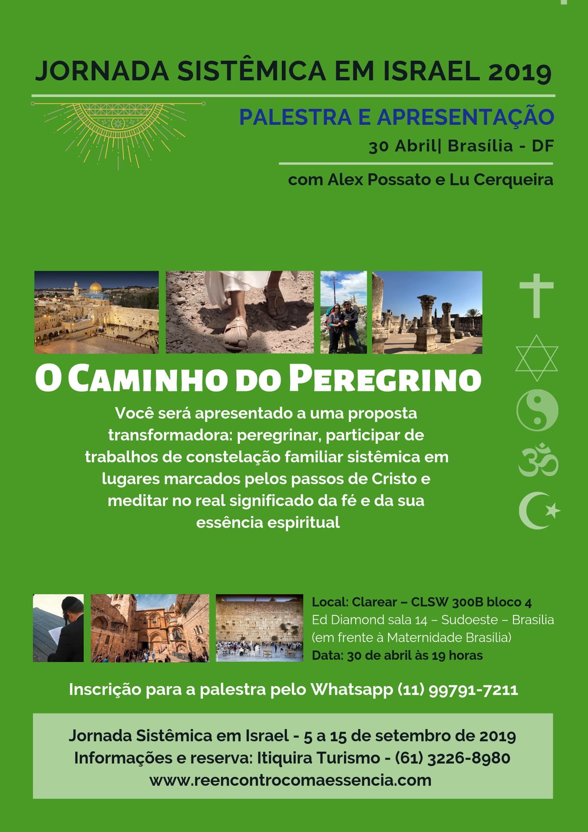 O Caminho do Peregrino – palestra em Brasília