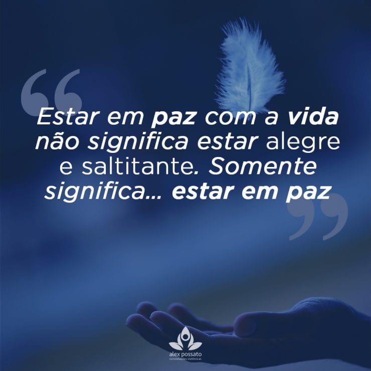 O que é a paz de espírito?