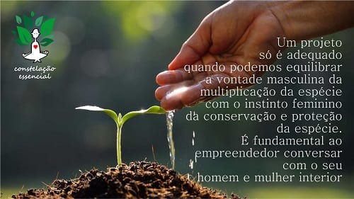 Um projeto próspero necessita do masculino e feminino equilibrado